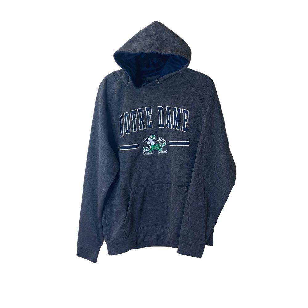 Colosseum Notre Dame University Pullover Hoodie Sz L